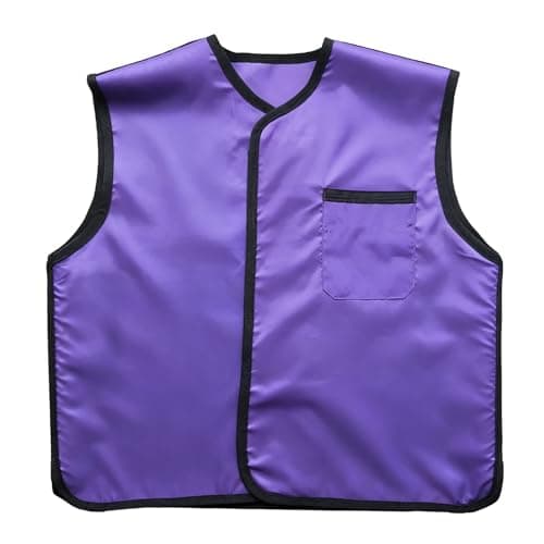 X-Ray Radiation Protection Lead Vest, 0.5mm Pb Equivalent, Adjustable Radiology Shield Cover for Dental CT Veterinary(Medium)