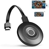 MpioLife True 4K Wireless Display Adapter, Plug & Play, HDMI Dongle 5G+2.4G Wireless Screen Mirroring Cast from Smartphone Tablet Laptop PC to HDTV/Monitor/Projector, Support AirPlay DLNA Miracast