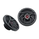 Gavery Pair of 6.5Inch Coaxial Car Loudspeakers with Fiberglass Cones Enhances Auditory and Durability