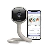 Hubble Connected AI Vision 5-in-1 2K UHD Baby Monitor with AI Alerts, True Cry Detection, Sleep Insights, Nightlight & Smart Soother, Flexible Mount, Dual-Band Wi-Fi (5 & 2.4 GHz)