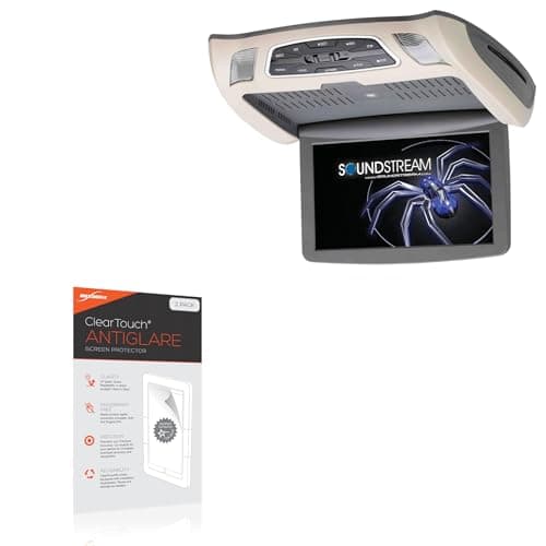 BoxWave Screen Protector Compatible with Soundstream VCM-103DM - ClearTouch Anti-Glare (2-Pack), Anti-Fingerprint Matte Film Skin