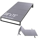 BlissBoard Twin Size Bunkie Board 38"x75", Low Profile Mattress Support Board for Under Mattress, Noise Minimizing Bed Board for Bunk Beds, Dorms, Platform & Slatted Frames