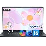 WOWPC Customized Dell 15.6" FHD Touchscreen Business Laptop, 13th Gen Intel Core i5-1334U(10-Core), 4GB/8GB/16GB/32GB/64GB RAM | 128GB/256GB/512GB/1TB/2TB SSD, Windows 11 with Office 365 for Web