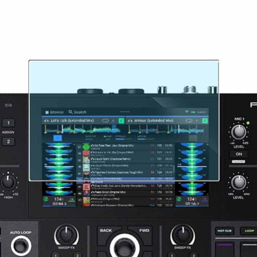 Puccy 2 Pack Anti Blue Light Screen Protector, compatible with Denon Dj prime go 7" TPU Film Guard ( Not Tempered Glass Protectors )