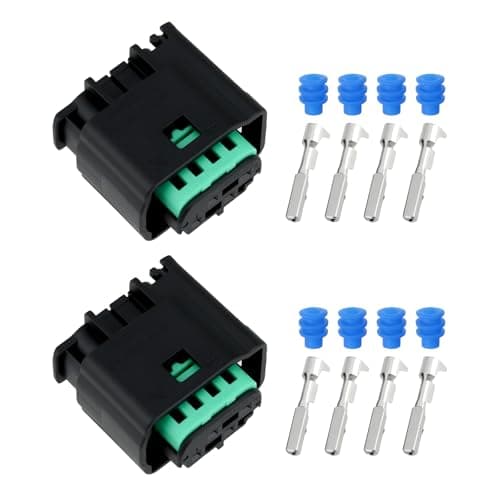 Be In Your Mind 2 Sets of 4 Pin Tail Turn Signal Light Plug 8E0971934A Compatible with BMW