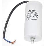 Ufixt universel 40uf Condensateur avec connecteurs de câble de 22 cm