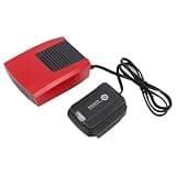 MAVIS LAVEN Li Ion Battery Space Heater, Quiet Portable Small Electric Thermostat with Light USB Port for Car Outdoor, 2 Uses Heat Cool