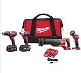 Milwaukee 2696-24 M18 Cordless Compact Combo Tool Kit