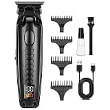 DAXXIN Hair Cutting Tool, Professional Gradient Oil Head Engraving Hair Clipper Metal Cover Luxury Texture Body Beard Trimmer Barber Shaver