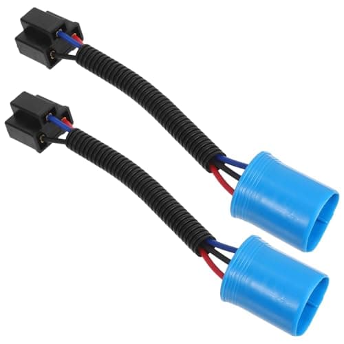 DECHOUS Headlight Conversion Line Socket Kit H4-21 Adapter High Visibility Easy Install Reusable Harness