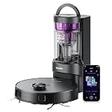 Eureka E20 Robot Vacuum with Bagless Self Emptying Station, Robotic Vacuum and Mop Combo, 45-Day Capacity, Upgraded 8000Pa Suction and Anti Hair-Tangling Brush, LiDAR Navigation, App Control