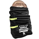 Stroller Bag for Airplane: Airplane Travel Essentials, 46" H x 21" W x 13" D Stroller Cover for Air Travel, Fit Single/Double/Jogging/Umbrella/Baby Stroller Travel System like Chicco, Evenflo...