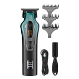 DAXXIN Hair Clippers, Men's Oil Head Carving Electric Push Gradually Changing Color Metal Body 11000 RPM