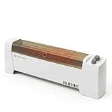 Comfort Zone Electric Baseboard Space Heater with Adjustable Thermostat, Dent-Proof End Panels, Overheat Protection, Tip-Over Switch, & Stay-Cool Body, Ideal for Home, Bedroom, & Office, 1,500W, CZ600