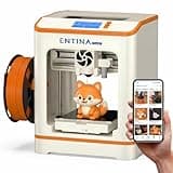 Entina Tina2C 3D Printer for Kids & Beginners, Fully Assembled Starter Mini 3D Printer, Start in 8 Mins, App & WiFi Control, Auto Leveling, 1500+ Model Library, 20+ Creative DIY Modules for STEM, Home
