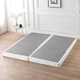 Zinus Jayanna 4 Inch Low Profile BiFold Box Spring / Folding Mattress Foundation / Strong Steel Structure / No Assembly Required, Split King