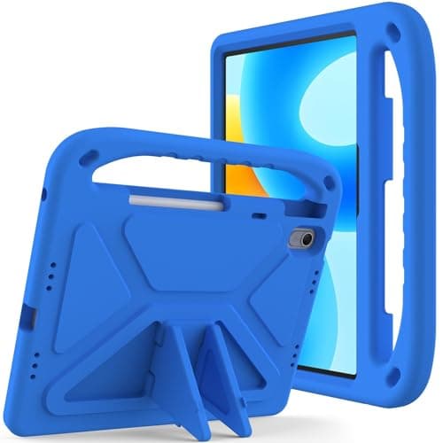 Case Compatible with Huawei MatePad 11.5S 11.5inch 2024, Compatible with Huawei MatePad 11.5S Kids Case with Shoulder Strap, Light Weight Handle Stand Cover Proof Bumper Shell (Blue)