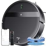 Kilgone Robot Vacuum for Pet Hair, 2-in-1 Vacuum & Mop Combo with Tangle-Free Suction & Smart 3D Avoidance, App/Wi-Fi/Alexa, Ultra-Slim & Quiet, Self-Charging for Hard Floors and Low-Pile Carpet