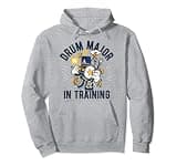 Marching Band Drum Major in Training Percussion Student Gift Pullover Hoodie
