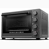 OISNGWNG Oven- Oven Home Small Multi-functional Mechanical Large Capacity 32 Baking Electric Independent Temperature Control