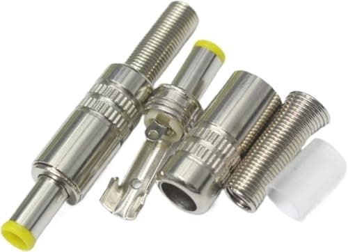 AICNRUT 1/3/5pcs 5.0 * 3.0mm DC Power with Tip .0x3. Male Cable Connector Compatible with(5pcs) (5pcs)