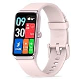 Fitness Tracker with 24/7 Heart Rate,Blood Pressure Sleep Tracking,104 Sports Modes Calories Smart Watch,IP68 Waterproof Step Counter Activity Trackers Pedometer for Android&iPhone Women Men (Pink)
