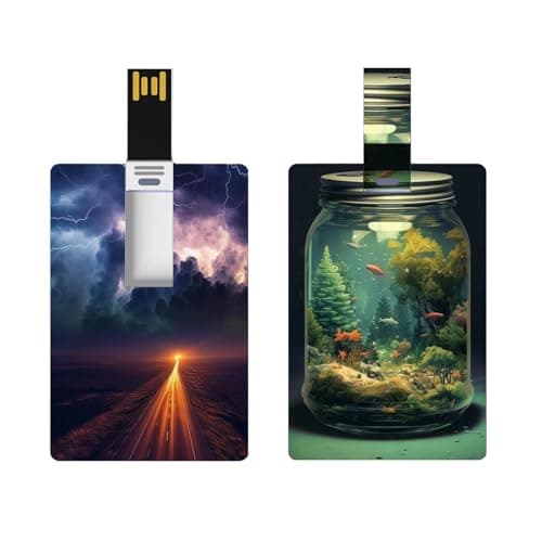 Personalized Credit Card USB Flash Drive, 50 Pack Bulk Custom Name Card USB 2.0 Flash Drives, Ideal for Corporate Gifts, Business Events and Promotional Giveaways (512 MB,Without Box)