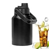 Insulated Jug,Insulated Stainless Steel Water Vacuum Ice Bottle | Cold Wide Mouth Water Bottle Double-decker for Sports, Hiking, Parties, Camping