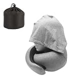 YaRTuom Travel Neck Pillow for Airplanes, Plus Memory Foam Pillows for Neck Support, Best Turtle Pillow for Adult Traveling Sleeping Flight Pillow Cool