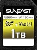 SUNEAST SDXC Card UHS-II V60 Up to 280MB/s U3 4K UHD Ultimate PRO Professional Memory Card (1TB)