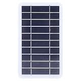 2W 5V Polycrystalline Silicon Solar Panel for Outdoor Mobile Phone Charging, Portable Solar Battery Charger for Phones and Small Electronics