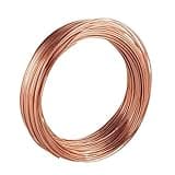 Soft Coil Copper Tube T2 Seamless Round Pipe Tubing For Refrigerators Air(3x1mm)