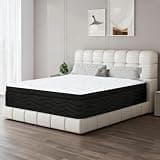 Lodeija 12 inch King Cooling Gel Memory Foam Mattress,Pressure Relief with Innerspring, Medium Firm, Safe Materials,CertiPUR-US Certified (King (U.K. Standard), 12, 12, Inches)