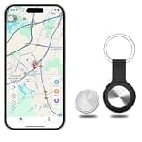 GPS Tracker for Vehicles,Uses a CR2032 Button Cell Battery,Magnetic GPS Tracking Device-No Monthly Fee,Mini GPS Tracker for Car