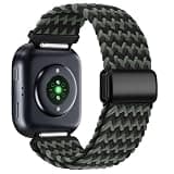Yeahxing Bands for Amazfit Bip 6 Watch Band - 22mm Braid Stretchy Nylon Strap for Amazfit Bip 6/Bip 5/Active Max/Balance 2/Balance, Replacement Strap for Amazfit GTR 4/GTR 3 Pro/3/2/2e/47mm Women Men