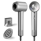 Hair Dryer, 160000 RPM High-Speed Ionic Blow Dryer with Magnetic Diffuser, Fast-Drying Hair Dryer for Women, 500M Negative Ions Frizz Control, Low-Noise Hairdryer for Home & Salon
