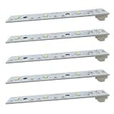 New WR55X26671 Freezer LED Light Board Replacement for GE Refrigerator LED Light GSE23GGKKCBB GSE23GGKKCCC, Replace 4468532 EAP11767930 LED3344588 PS11767930 AP6035586-5Pcs