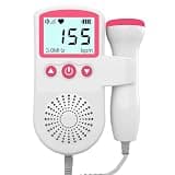 Fetal Doppler Baby Heartbeat Monitor for Pregnancy, 3.0MHz Prenatal Fetal Heart Rate Monitor with LCD Display, Portable Home Baby Heart Monitor with Built-in Speaker