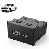 13525889 13540949 Rear Dual Charge USB Port Compatible with Chevy GMC