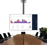 JDXQBLD Adjustable Ceiling Tv Mount Bracket, Telescoping Ceiling Tv Lift, Tilt and Rotatable Tv Stand, Fits 39-90Inch Tvs, Tv Wall Bracket Mount