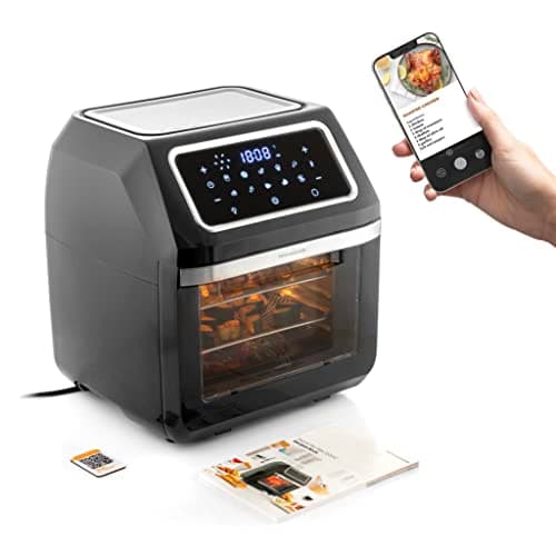 Air Fryer InnovaGoods Fryinn Pro Max 12000 Black 1800 W 12 L Stainless Steel