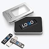 CarryBright Bulk Custom Metal USB Flash Drives, Personalized Logo and Text, Custom Packaging for Corporate Events, Trade Shows, Client Presentations, Wedding Gifts(50,16GB)