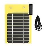 Haofy 30W Portable Solar Panel Monocrystalline Silicon Dual Type C Outputs 230g 23x15.7cm Fast Charging for Outdoor Sketching Hiking Travel Charger for Phone Power Bank