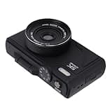 5K 75MP Mirrorless Camera, 18X Zoom Auto Focus Digital Camera, Anti Shake Vlogging with 3 Inch Flip Screen, Support 256GB Memory, Retro Design for Travel and Wildlife (Black)