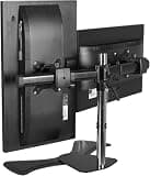UWYTGF Monitor Arms Tv Stand Rotating Tilt Display Arm with Cable Management Display Stand Installation,Suitable for 17-27 Inch Computer Screens