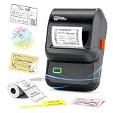 Ponek Label Maker Machine with Tape, M100 Address Barcode Label Printer, Versatile App 4000 Icons and 300 Fonts, Industrial Label Makers for Small Business, Office, Home, School, Safety Label Makers