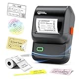 Ponek Label Maker Machine with Tape, M100 Address Barcode Label Printer, Versatile App 4000 Icons and 300 Fonts, Industrial Label Makers for Small Business, Office, Home, School, Safety Label Makers