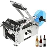 Compatible with Round Bottle Labeling Machine CJ50 Semi-Automatic Label Maker Labeler for Small and Medium Businesses
