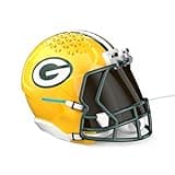 NFL Echo Dot Bundle: Includes Echo Dot | Deep Sea Blue and Limited-Edition NFL Helmet Stand | Green Bay Packers