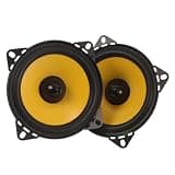 OUNONA 1pair 4 Inch Car Stereo Coaxial Speakers, 2-Way Full Range Frequency 60w Automobile Audio Loud Speaker Replacement for Vehicle Interior Audio